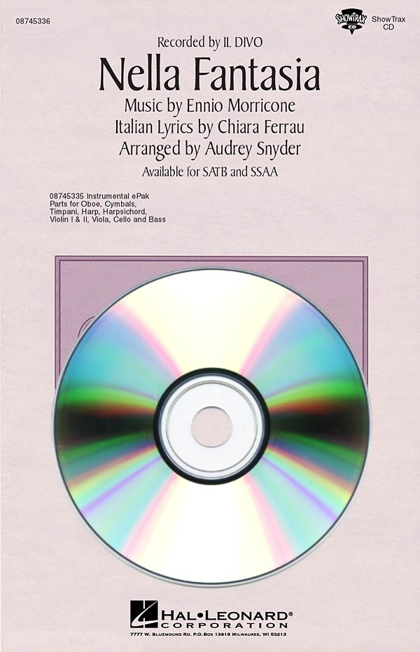 Nella Fantasia (In My Fantasy) - Morricone/Snyder - ShowTrax CD