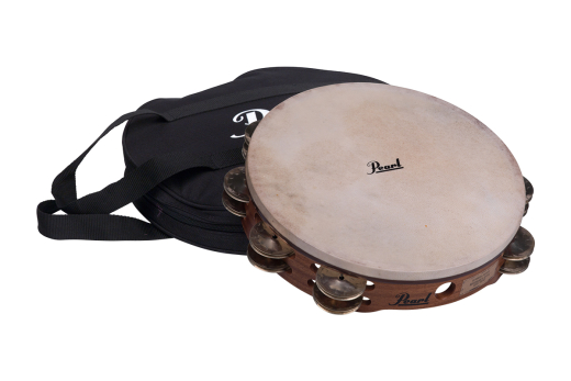 Pearl - Orchestral Tambourine with German Silver Jingles - 10