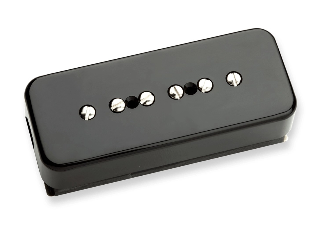 P90 Stack Noiseless Neck Pickup - Black Cover