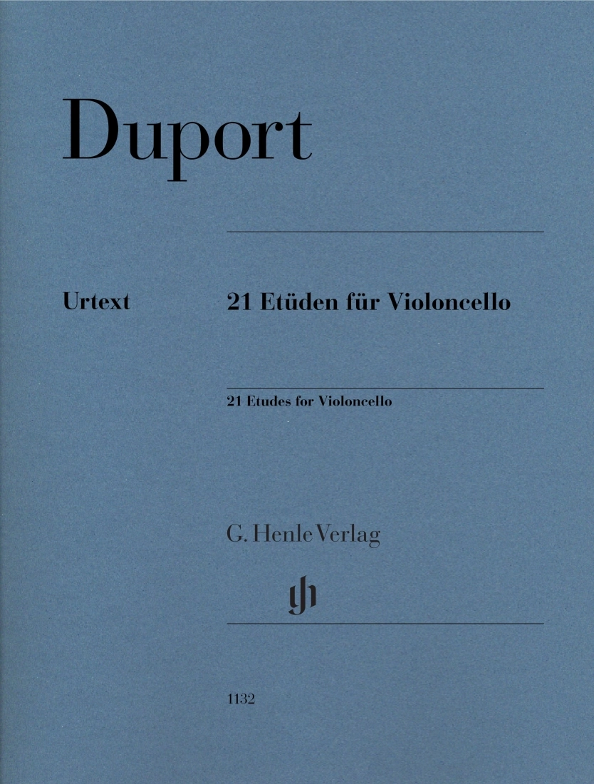 21 Etudes for Violoncello - Duport/Gertsch - Cello - Book