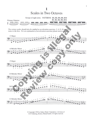 The Galamian Scale System for Violoncello (Volume 1) - Galamian/Jensen - Cello - Book