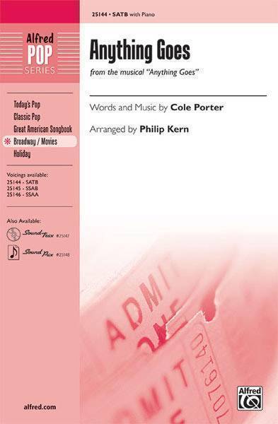 Anything Goes (from the musical Anything Goes) - Porter/Kern - SATB