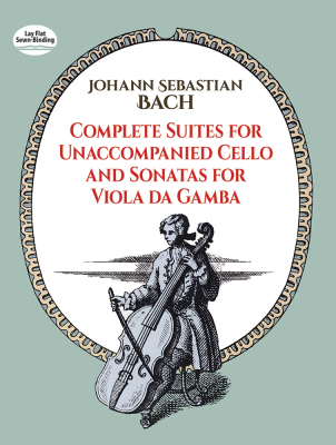 Dover Publications - Complete Suites for Unaccompanied Cello and Sonatas for Viola Da Gamba - Bach - Cello - Book