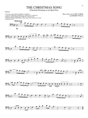 Big Book of Christmas Songs - Cello - Book