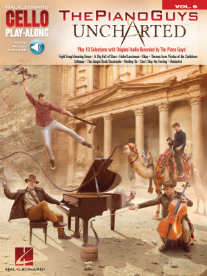 The Piano Guys, Uncharted: Cello Play-Along Volume 6 - Book/Audio Online