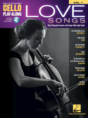 Love Songs: Cello Play-Along Volume 7 - Cello - Book/Audio Online