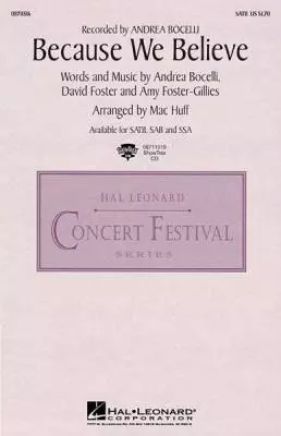 Hal Leonard - Because We Believe