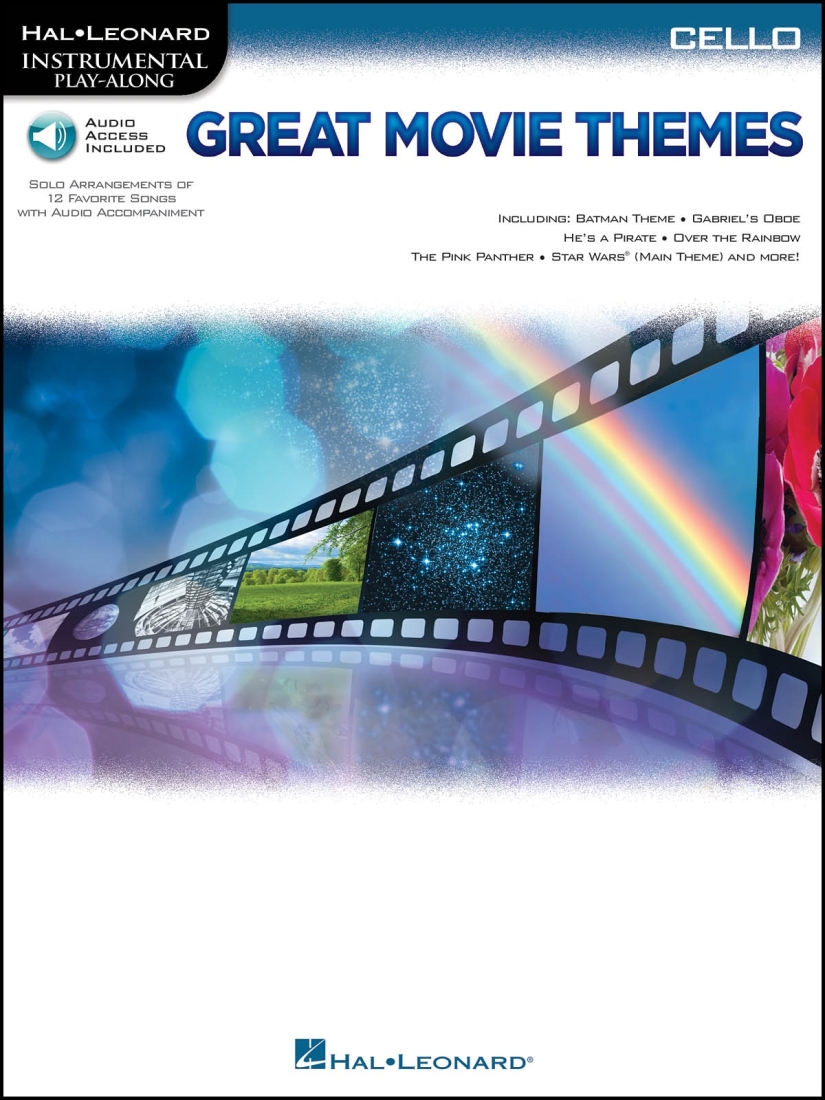 Great Movie Themes: Instrumental Play-Along - Cello - Book/Audio Online