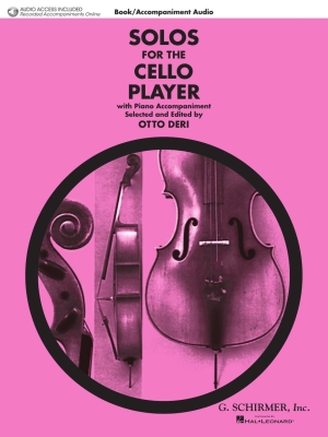 G. Schirmer Inc. - Solos for the Cello Player - Deri - Cello/Piano - Book/Audio Online