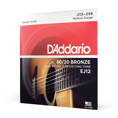 DAddario - EJ12 - 80/20 Bronze Medium 13-56
