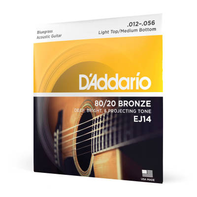 DAddario - EJ14 - 80/20 Bronze Bluegrass 12-56