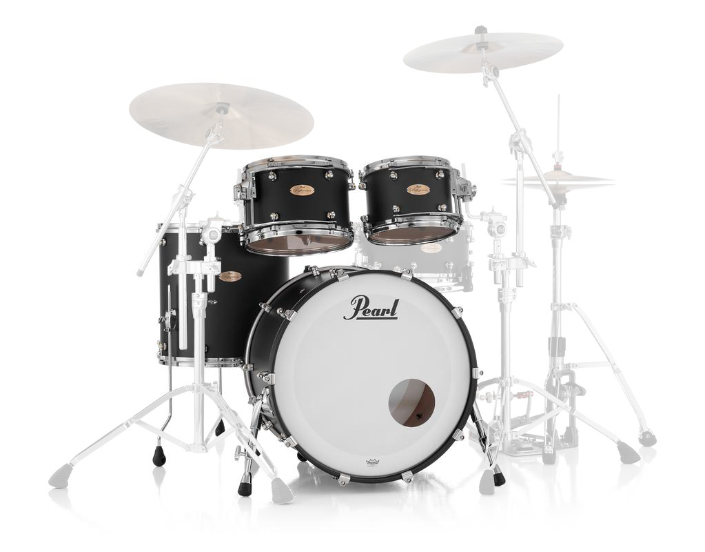 Reference One 4-Piece Shell Pack (22,10,12,16) with Chrome L-Rod - Matte Black