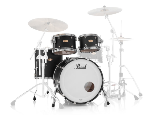 Pearl - Reference One 4-Piece Shell Pack (22,10,12,16) with Chrome L-Rod - Matte Black