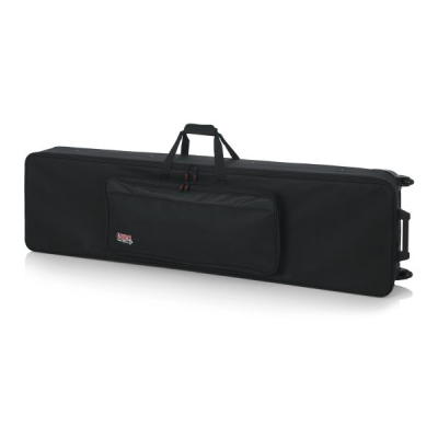 Slim, Extra Long 88-Note Lightweight Keyboard Case with Wheels