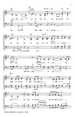 Merry Christmas, Darling - Carpenter/Pooler/Shaw - SATB