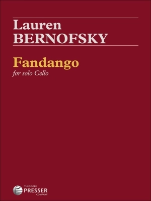 Theodore Presser - Fandango - Bernofsky - Solo Cello - Sheet Music