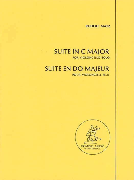 Suite in C Major - Matz - Solo Cello - Sheet Music