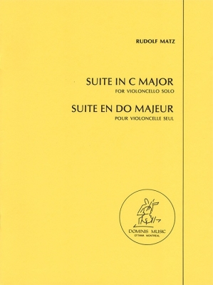 Dominis Music Ltd - Suite in C Major - Matz - Solo Cello - Sheet Music