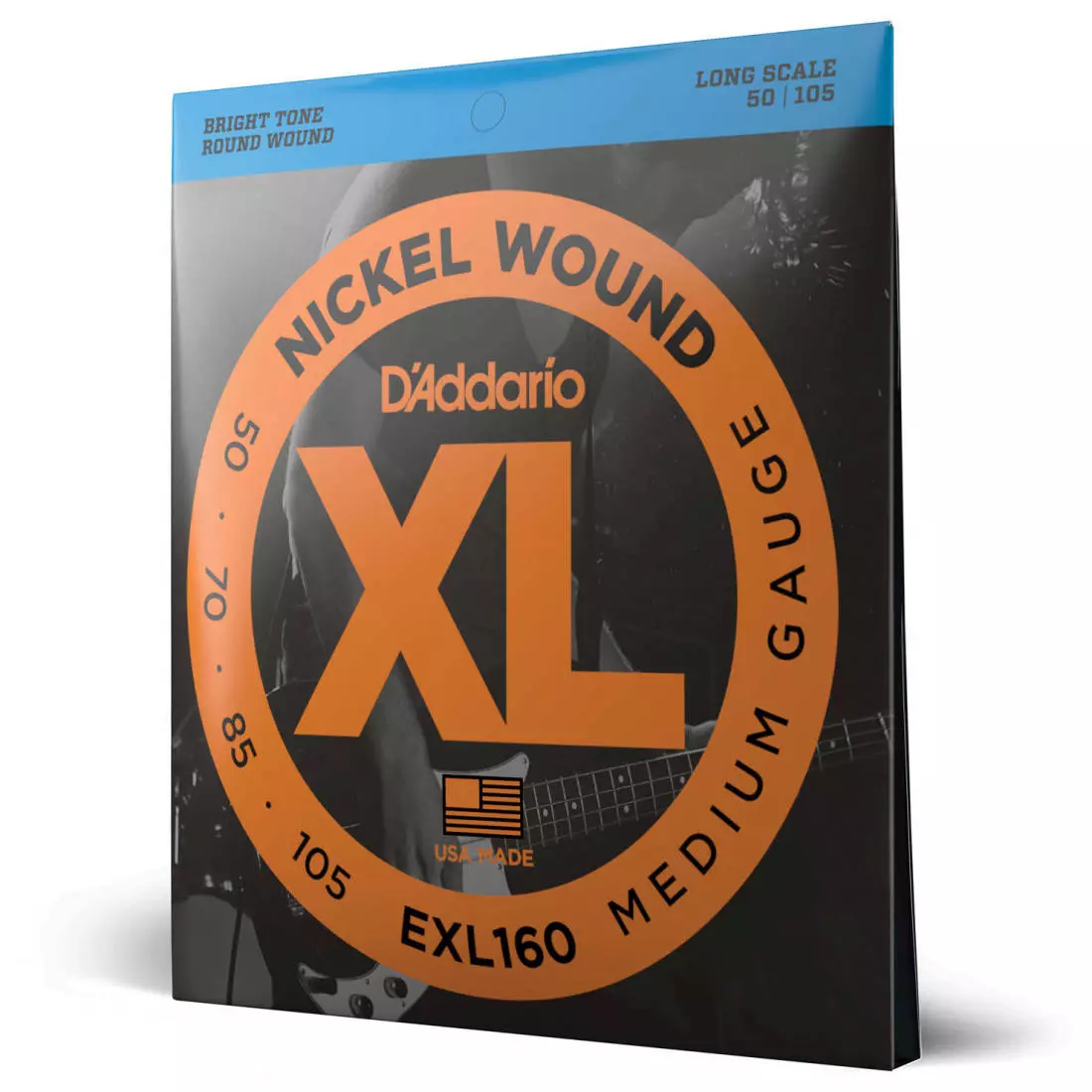 EXL160 - Nickel Round Wound LONG SCALE 50-105