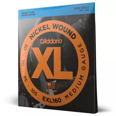 EXL160 - Nickel Round Wound LONG SCALE 50-105