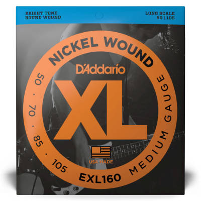 EXL160 - Nickel Round Wound LONG SCALE 50-105