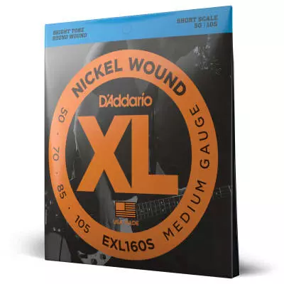 DAddario - EXL160S - Nickel Round Wound SHORT SCALE 50-105