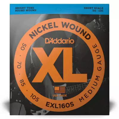 EXL160S - Nickel Round Wound SHORT SCALE 50-105