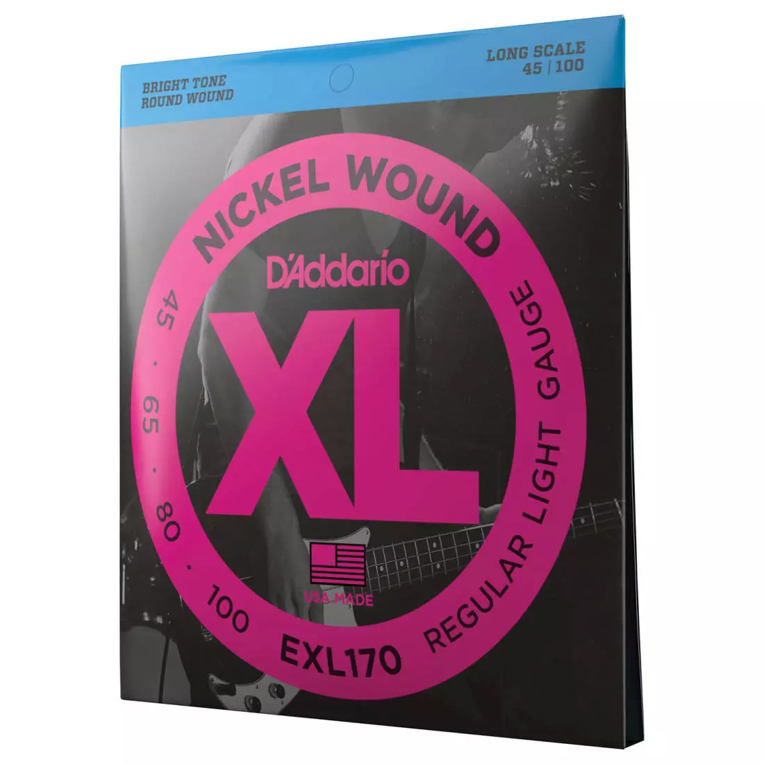 EXL170 - Nickel Round Wound LONG SCALE 45-100