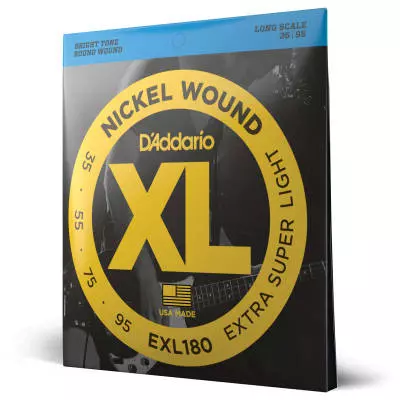 DAddario - EXL180 - Nickel Round Wound LONG SCALE 35-95