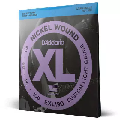 DAddario - EXL190 - Nickel Round Wound LONG SCALE 40-100