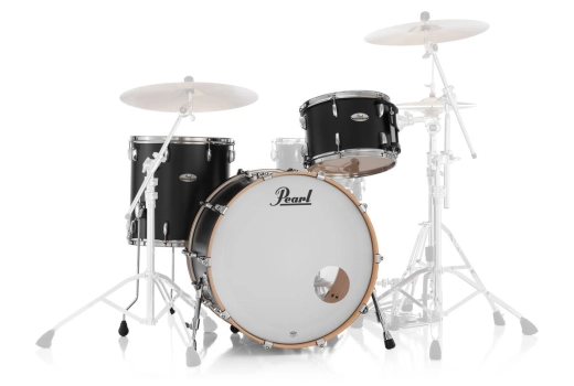 Pearl - Professional Series 3-Piece Shell Pack (24,13,16) - Matte Caviar Black