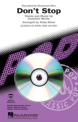Hal Leonard - Dont Stop - McVie/Shaw - ShowTrax CD