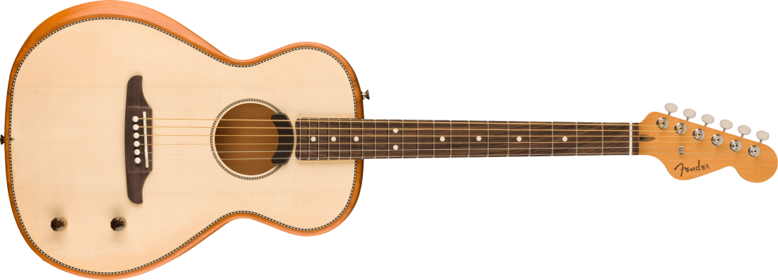Highway Series Parlor Acoustic/Electric Guitar, Rosewood Fingerboard with Gigbag - Natural
