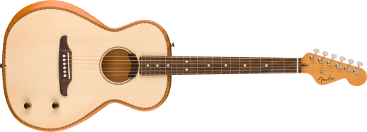 Fender - Highway Series Parlor Acoustic/Electric Guitar, Rosewood Fingerboard with Gigbag - Natural