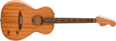 Fender - Highway Series Parlor Acoustic\/Electric Guitar, Rosewood Fingerboard with Gigbag - Mahogany