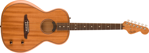 Fender - Highway Series Parlor Acoustic/Electric Guitar, Rosewood Fingerboard with Gigbag - Mahogany