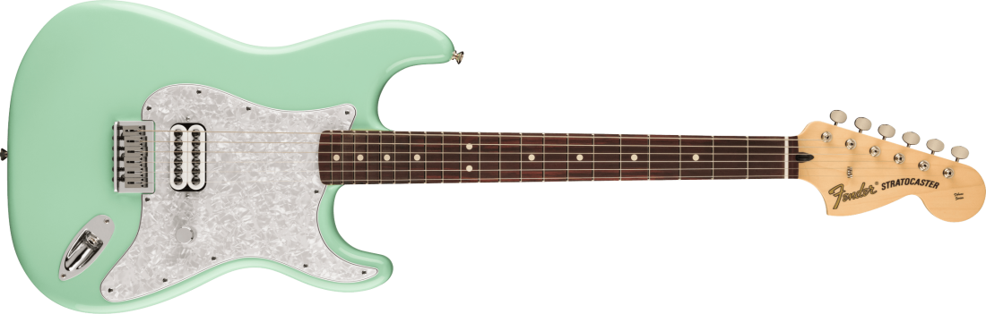 Fender Limited Edition Tom Delonge Stratocaster Electric Guitar, Rosewood  Fingerboard - Surf Green