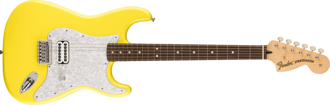 Limited Edition Tom Delonge Stratocaster Electric Guitar, Rosewood Fingerboard - Graffiti Yellow