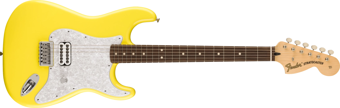 Limited Edition Tom Delonge Stratocaster Electric Guitar, Rosewood Fingerboard - Graffiti Yellow