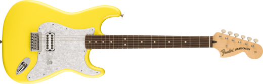 Fender - Limited Edition Tom Delonge Stratocaster Electric Guitar, Rosewood Fingerboard - Graffiti Yellow