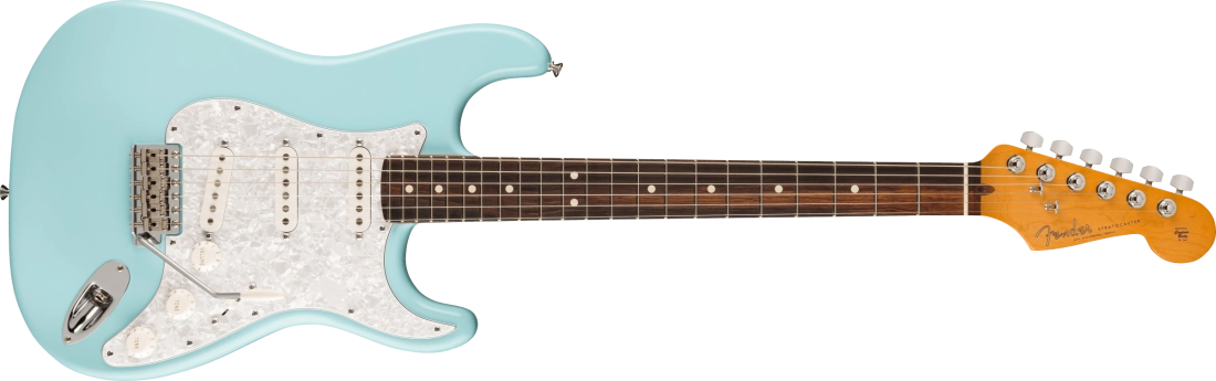 Limited Edition Cory Wong Stratocaster Electric Guitar, Rosewood Fingerboard with Case - Daphne Blue