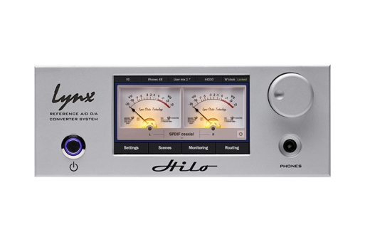 Lynx Studio Technologies - Hilo Reference AD/DA Converter System with Thunderbolt 3 - Silver