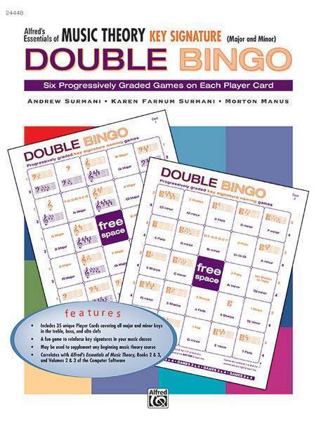 Essentials of Music Theory: Double Bingo Game -- Key Signature