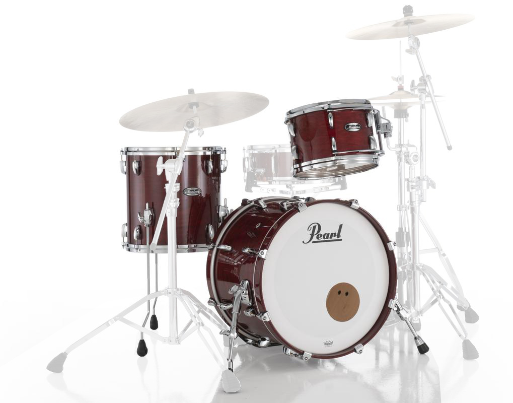 Masters Maple 3-Piece Shell Pack (24,13,16) with Chrome L-Rod - Natural Cherry