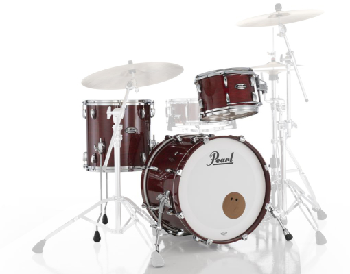 Pearl - Masters Maple 3-Piece Shell Pack (24,13,16) with Chrome L-Rod - Natural Cherry