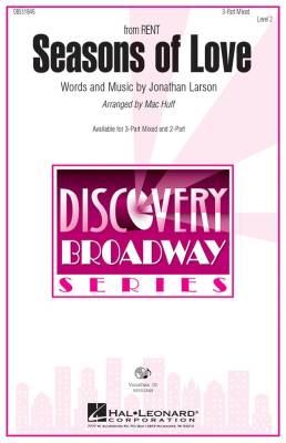 Hal Leonard - Seasons of Love (from Rent) - Larson/Huff - 3pt Mixed