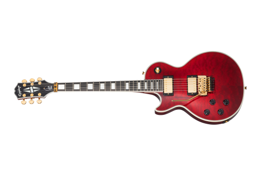 Epiphone - Alex Lifeson Les Paul Axcess Quilt, Left-Handed - Ruby Red