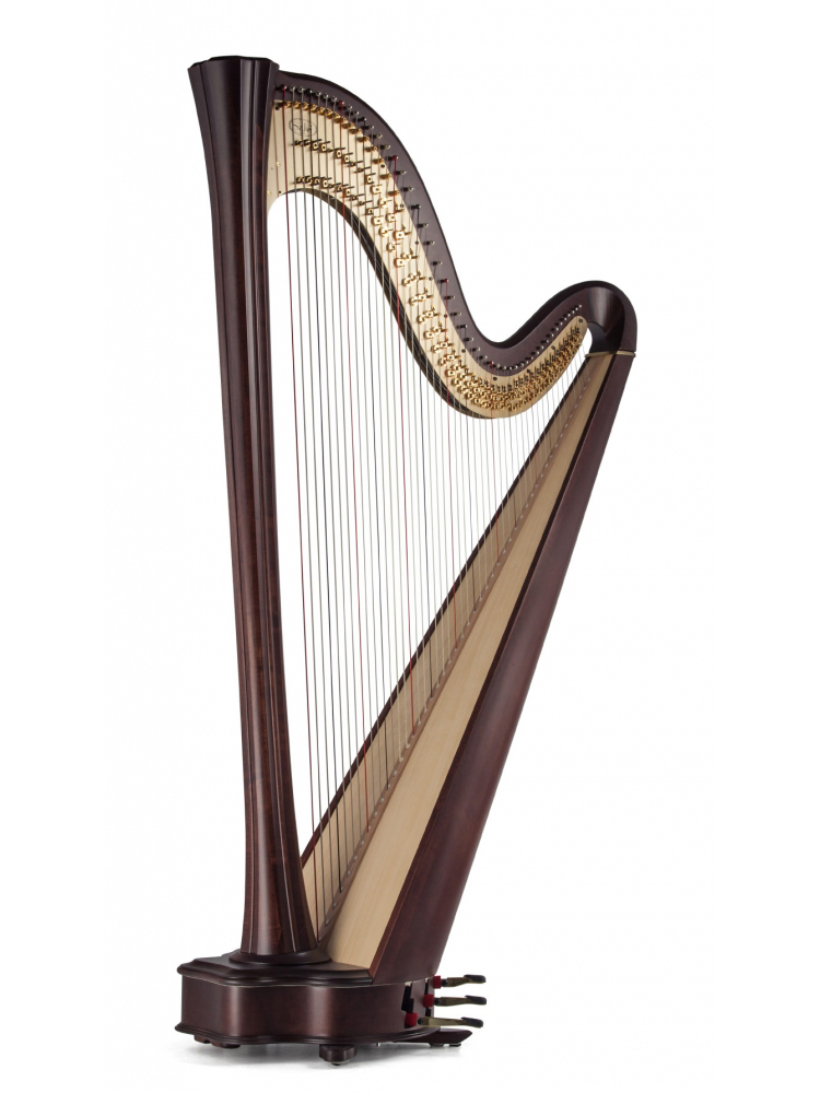 Daphne 47 S 47 String Pedal Harp - Walnut
