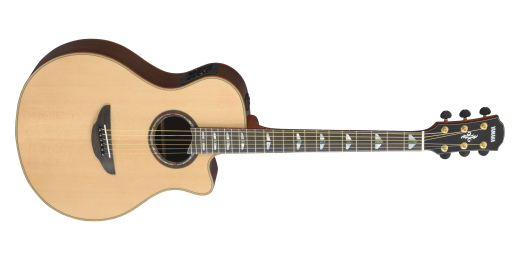 Yamaha - APX1200II Acoustic/Electric Guitar with Cutaway - Natural