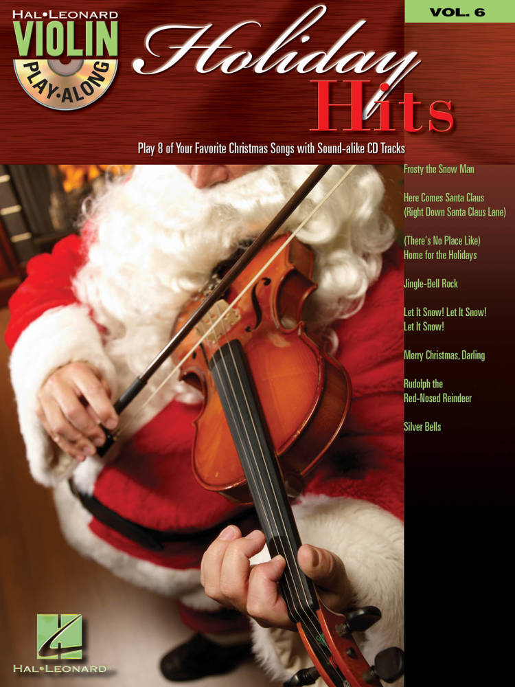 Holiday Hits: Violin Play-Along Volume 6 - Book/CD